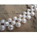White Freshwater Button  Pearls Necklace Choker