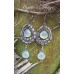 Aqua Blue Chalcedony Sterling Silver Earrings