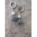 Freshwater White Pearls Sterling Silver Hoop Earrings