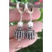 Freshwater White Pearls Sterling Silver Hoop Earrings