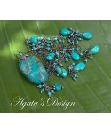 Turquoise  Sterling Silver  Necklace