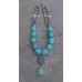 Amazonite Silver Freshwater Pearls Sterling Silver Necklace