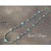 Aquamarine  New Jade  Iolite  Sterling Silver  Necklace