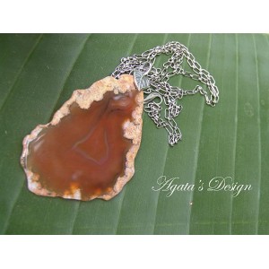 Agate Sterling Silver Necklace