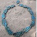 Freeform Turquoise Sterling Silver Necklace
